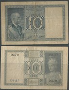 Italy Kingdom 10 Lire 1935 Banknote P-25a Banknote - Dieci Lira Regno D' Italia Biglietto Di Stato - Italië – 10 Lire