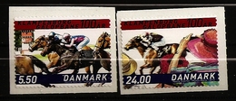 Danemark Danmark 2010 N° 1588 / 9 ** Cheval, Chevaux, Hippodrome, Course, Tiercé, Sprint, Derby, Chapeaux, Jockey, Photo - Neufs