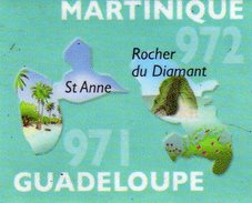 Magnets Magnet Le Gaulois Departement France 971 972 Guadeloupe Martinique - Turismo