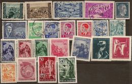 YUGOSLAVIA 1940-49 Collection 23 Stamps M+U #MN2 - Collections, Lots & Séries