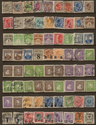 DENMARK 1913-26 Collection 72 Stamps M+U JT3 - Collezioni