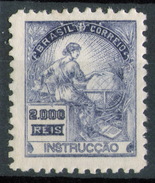 BRASIL	-	Yv. 180	-	MLH -	SIN FILIGRANA -		BRA-8775 - Unused Stamps