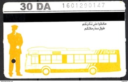 1 Ticket Transport Algeria Bus Algiers Alger - Biglietto Dell'autobus - 1 Billete De Autobús - 1 Busticket - Mondo