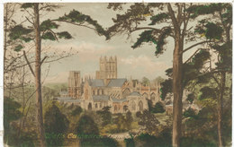 Wells Cathedral From Tor - Wells