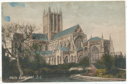 Wells Cathedral, S.E., 1920 Postcard - Wells
