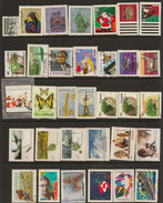 CANADA 1988 - 91 Collection 33 Stamps U TA6 - Sammlungen