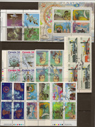 CANADA 1984-89 BLOCKS Collection 32 Stamps U DZ1 - Collections