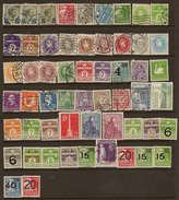 DENMARK 1921-40 Collection 56 Stamps M+U JT2 - Collezioni