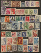 GREECE 1916-45 Collection 51 Stamps M+U GN1 - Verzamelingen