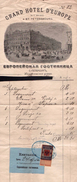 Russia Empire. Revenue . Check Hotel Europa . - Fiscali