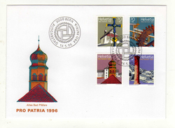 Enveloppe HELVETIA SUISSE 1er Jour Oblitération PRO PATRIA 3000 BERN 14/05/1996 - Covers & Documents