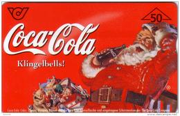 AUSTRIA AUTRICHE NOEL CHRISTMAS PERE SANTA CLAUS COCA COLA 50U UT - Noel