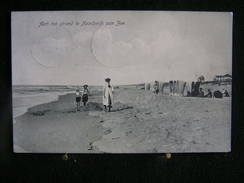 MO-183 - Aan Het Strand Te Noordwijk Aan Zee   -  Circulé, 1911 - Noordwijk (aan Zee)