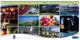 (721) Australia - QLD _ Cairns Holiday Park  (long Card)   (with Stamp) - Cairns