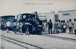 CPA Gare Train Maroc Missour Non Circulé - Autres & Non Classés