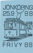 Schweden Jönköping 1988 Fahrkarte Strassenbahn - Europa
