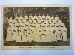 MISSIONS De CEYLAN  :  Le Grand Séminaire De  COLOMBO   - Sri Lanka (Ceylon)