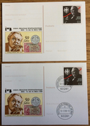 BRD Bund Postphilatelie Frankfurt Am Main, 12.-3.98 On Postkarte, Ludwig Erhard, Cigar, Zigarre, Money, Mark ** / (o) - Illustrated Postcards - Used