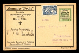 Austria - Interesting Stationery With Private Additional Overprint, Around 1920. Good Quality / 2 Scans - Other & Unclassified