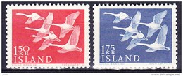 ISLANDE 1956 YT N° 270 Et 271 ** - Ungebraucht