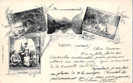 ¤¤   -  TAHITI  -  Mulitivues  -  Groupe De Tahitiens, Rivière De Taulira , Pêche Au Harpon   -  ¤¤ - Tahiti