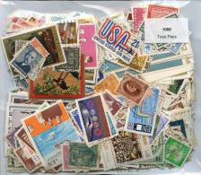 Lot 1000 Timbre Tous Pays - Vrac (min 1000 Timbres)