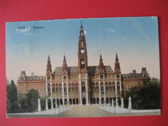 Österreich- AK 1918 Wien I- Rathaus - Ringstrasse