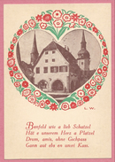 67 - BENFELD - Carte Signée L. W. - Journée Pour Le Kiosque - Sociétés Benfeldoises 1938 - Dimensions 10,5 X 15 - Benfeld