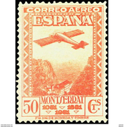 ES653STV-LTV***653STRAE.Spain.Esgane.Montañas Y MONASTERIO  DE MONTSERRAT AEREO.Avion 1931 (Ed 653**) - Ungebraucht