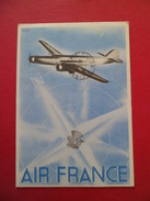 C P Par Avion Air France Liaison Directe Beyrouth-Paris Le 12/1/1938 Tarif Réduit Du 1/12 Au 15/1Grand Liban PA 41   TB - Briefe U. Dokumente