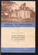 1950 Env. Dépliant Publicitaire De 4 Volets Recto Verso De L'Aérium De Fervaques 14 ( Nombreuses Photos Avec Textes ) - Toeristische Brochures
