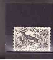 248    Y&T  BEAU CACHET Gazelles  "faune Animal"  *TOGO Colonie*  16/47 - Usati