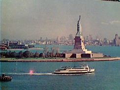 USA NEW YORK LIBERTY  STATUA LIBERTA  NAVE SHIP  FERRY  VB1971 SATMP NAZIONI UNITE  13 C  GC13679 - Statua Della Libertà