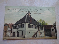 CPA Allemagne HASSLOCH Das Rathaus - Hassloch