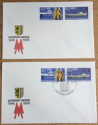 DDR 1986, Berlin 1085, 2 Covers, Special Cancel: Leipziger Messe Alte Waage, Boat ** / (o) - Sobres - Usados