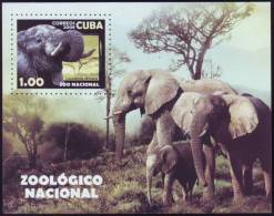 2008.245 CUBA 2008 SPECIAL SHEET. ZOOLOGICO NACIONAL. NATIONAL ZOO ELEPAHNT ELEFANTE - Unused Stamps