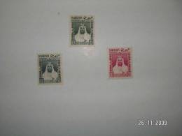Bahrain, Definitive Issue 1953- 3 Stamps-MNH - PAYMENT SKRILL ONLY - Bahrain (1965-...)
