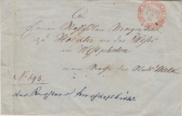 Russia Postal History 1865 From Walk To Hoxter Germany .Transit Post Mark - Covers & Documents