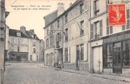 91-LONGJUMEAU- HÔTEL DU DAUPHIN OU FUT SIGNEE LA "PAIX BOITEUSE " - Longjumeau