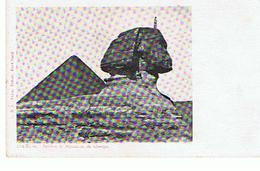 EGYPTE  LE SPHINX ET PYRAMIDE DE CHEOPS   TBE - Sfinge