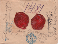 Russia Postal History .  Money Letter 1 Ruble . Small Village  BOGOYAVLENSK Tambov Province . Population 740 People - Brieven En Documenten