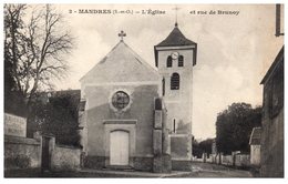 94 - MANDRES -- L'Eglise - Mandres Les Roses