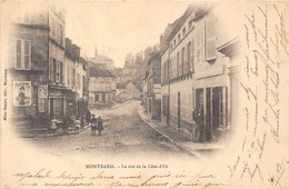 21-MONTBARD- LA RUE DE LA CÔTE-D'OR - Montbard