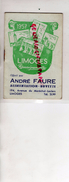 87 - LIMOGES - CARNET CALENDRIER AGENDA- ANDRE FAURE- 194 AV. MARECHAL LECLERC-1957- GARE - MEDECIN-CHIRURGIEN- - 1950 - ...