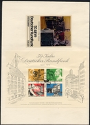 GERMANY - FDC 1973  -  RUNDFUNK - 1er Día – FDC (hojas)