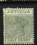 Antigua 1884 1/2p Victoria Issue #18  MH - 1858-1960 Crown Colony