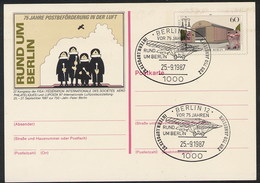 GERMANY - FDC 1987  -  Cartolina Intero Postale - RUND UM BERLIN - Postales - Nuevos