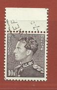 Timbre Belge  Léopold III  Poortman 10 F Timbre N° 434 - 1934-1935 Leopold III