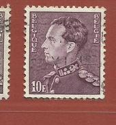 Timbre Belge  Léopold III  Poortman 10 F Timbre N° 434 A Ou B - 1934-1935 Leopold III