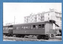 06 Nice Chemin De Fer De Provence Wagon B 516 Carte Photo  Cliché Rifault Tirage Non Daté Dos Non Divisé (format 9x14) - Railway